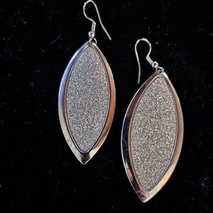 New York & Co. Glitter Drop Earrings